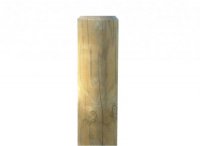 Poteau rond appointé en pin de 100X2000mm